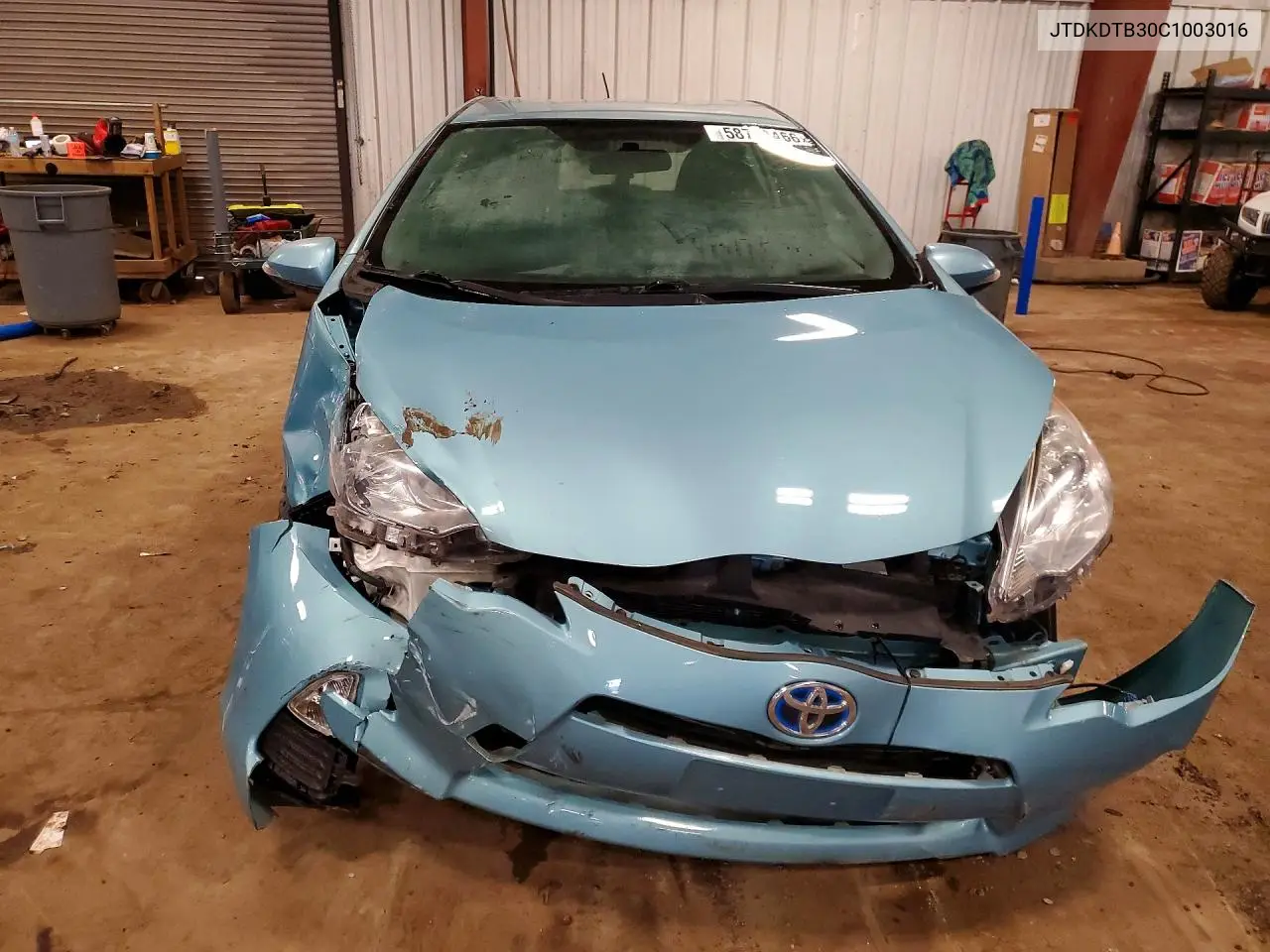 2012 Toyota Prius C Two VIN: JTDKDTB30C1003016 Lot: 58788466