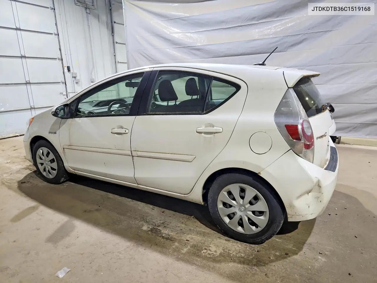 2012 Toyota Prius C Three VIN: JTDKDTB36C1519168 Lot: 59138806