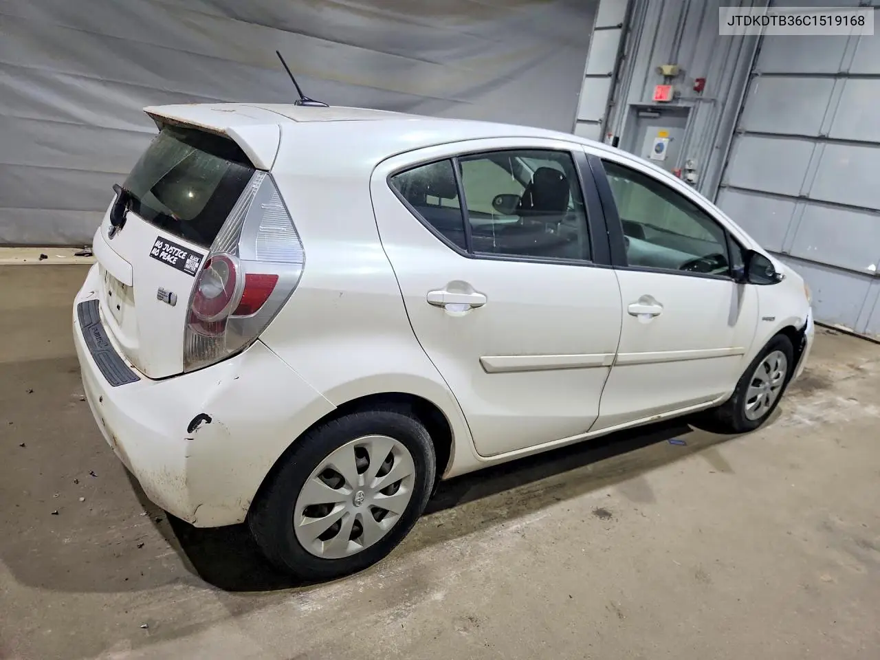 2012 Toyota Prius C Three VIN: JTDKDTB36C1519168 Lot: 59138806