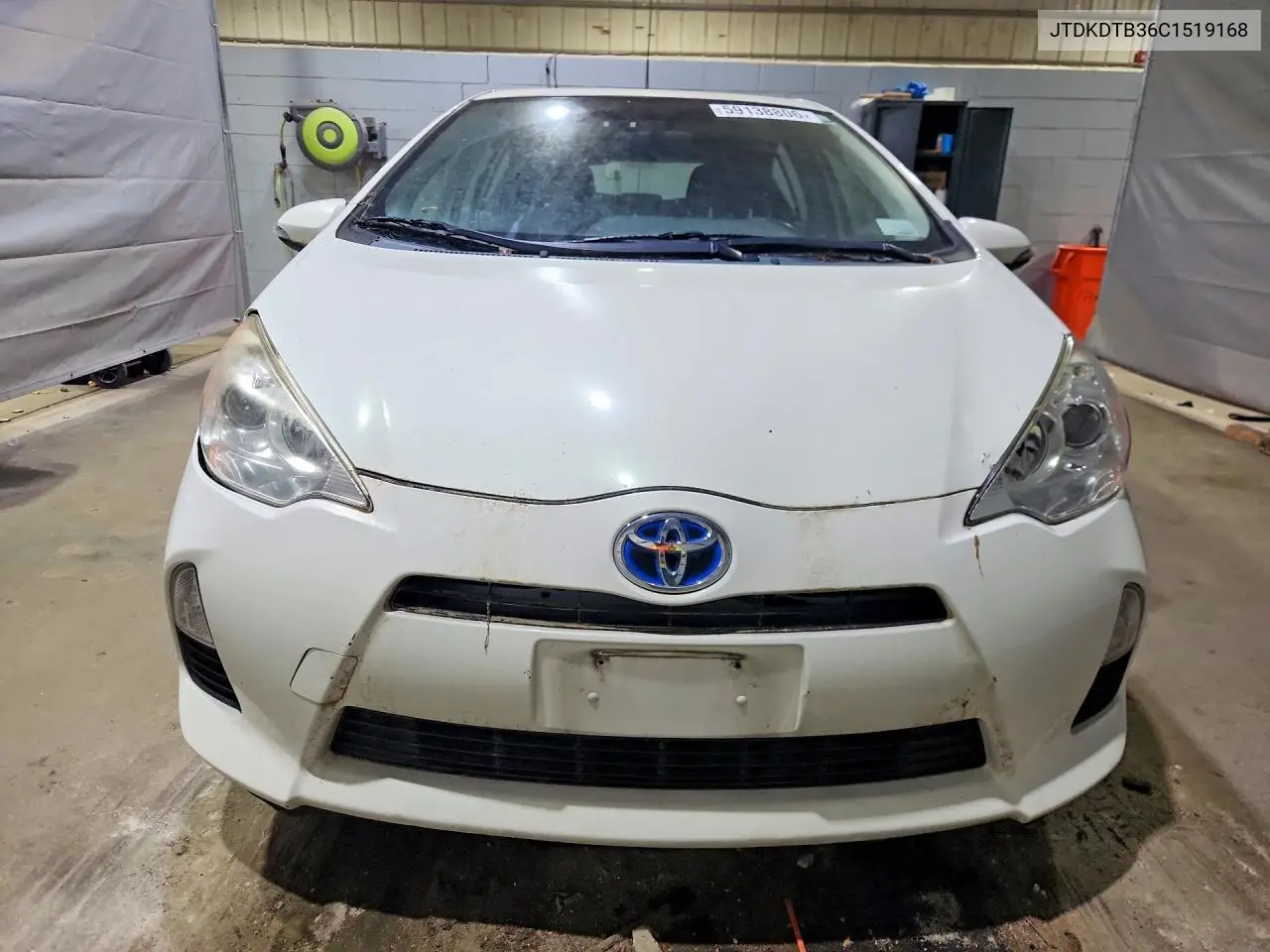 2012 Toyota Prius C Three VIN: JTDKDTB36C1519168 Lot: 59138806