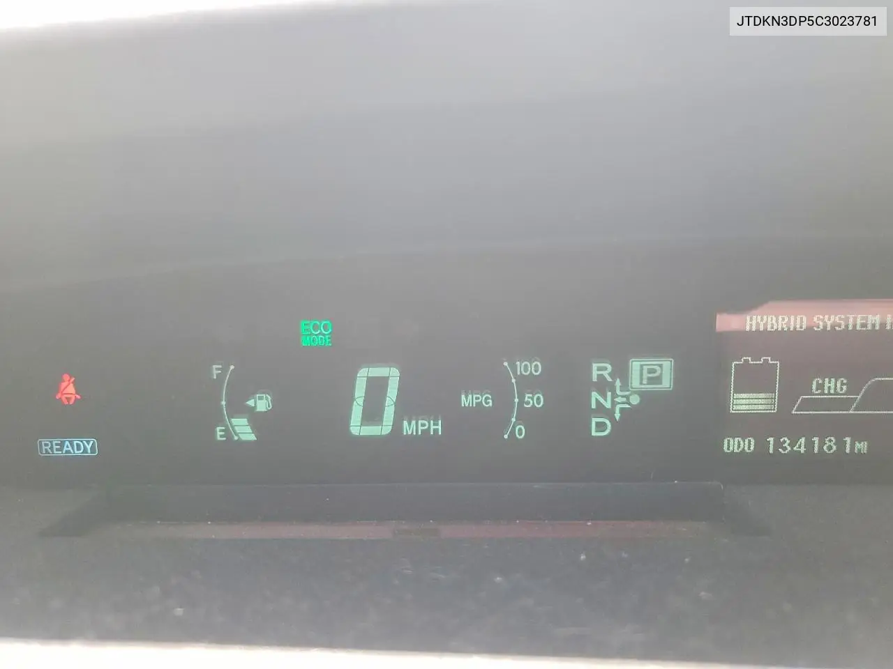 2012 Toyota Prius Plug-In Hybrid Base VIN: JTDKN3DP5C3023781 Lot: 59394496