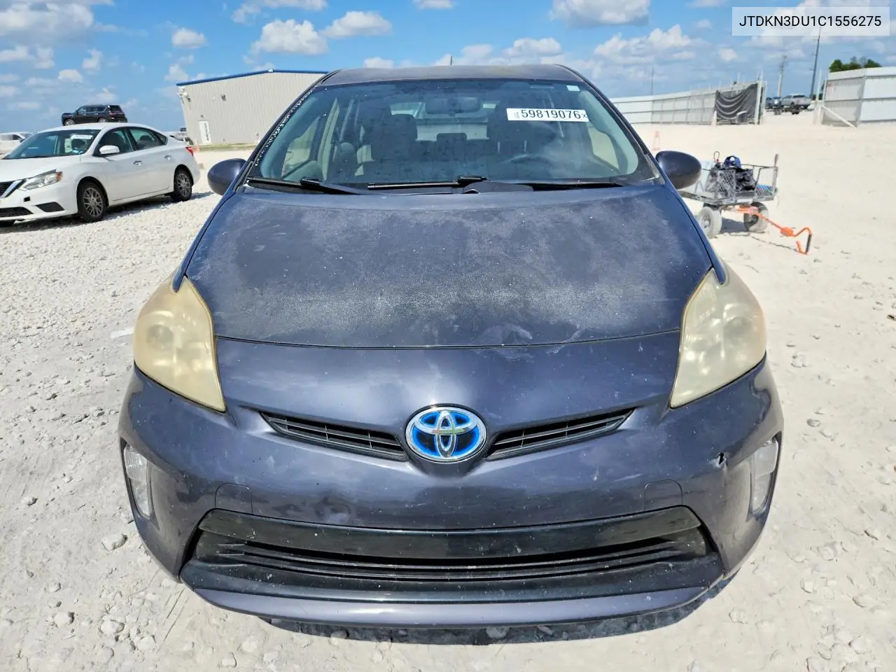 2012 Toyota Prius Three VIN: JTDKN3DU1C1556275 Lot: 59819076