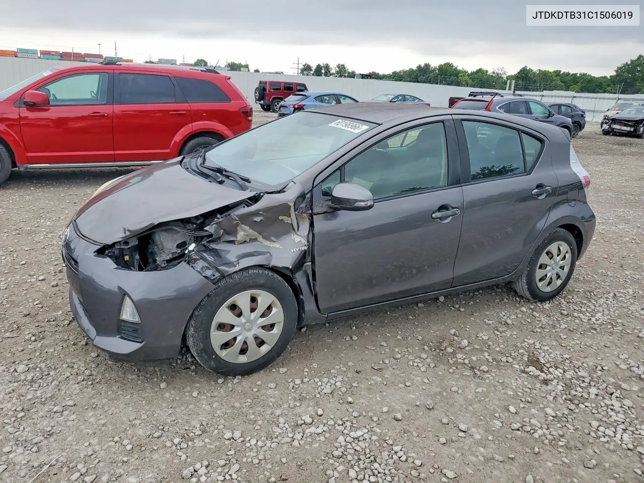 2012 Toyota Prius C Two VIN: JTDKDTB31C1506019 Lot: 60198966