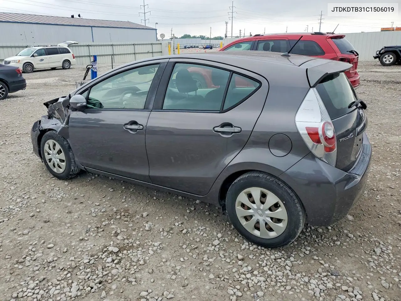 2012 Toyota Prius C Two VIN: JTDKDTB31C1506019 Lot: 60198966