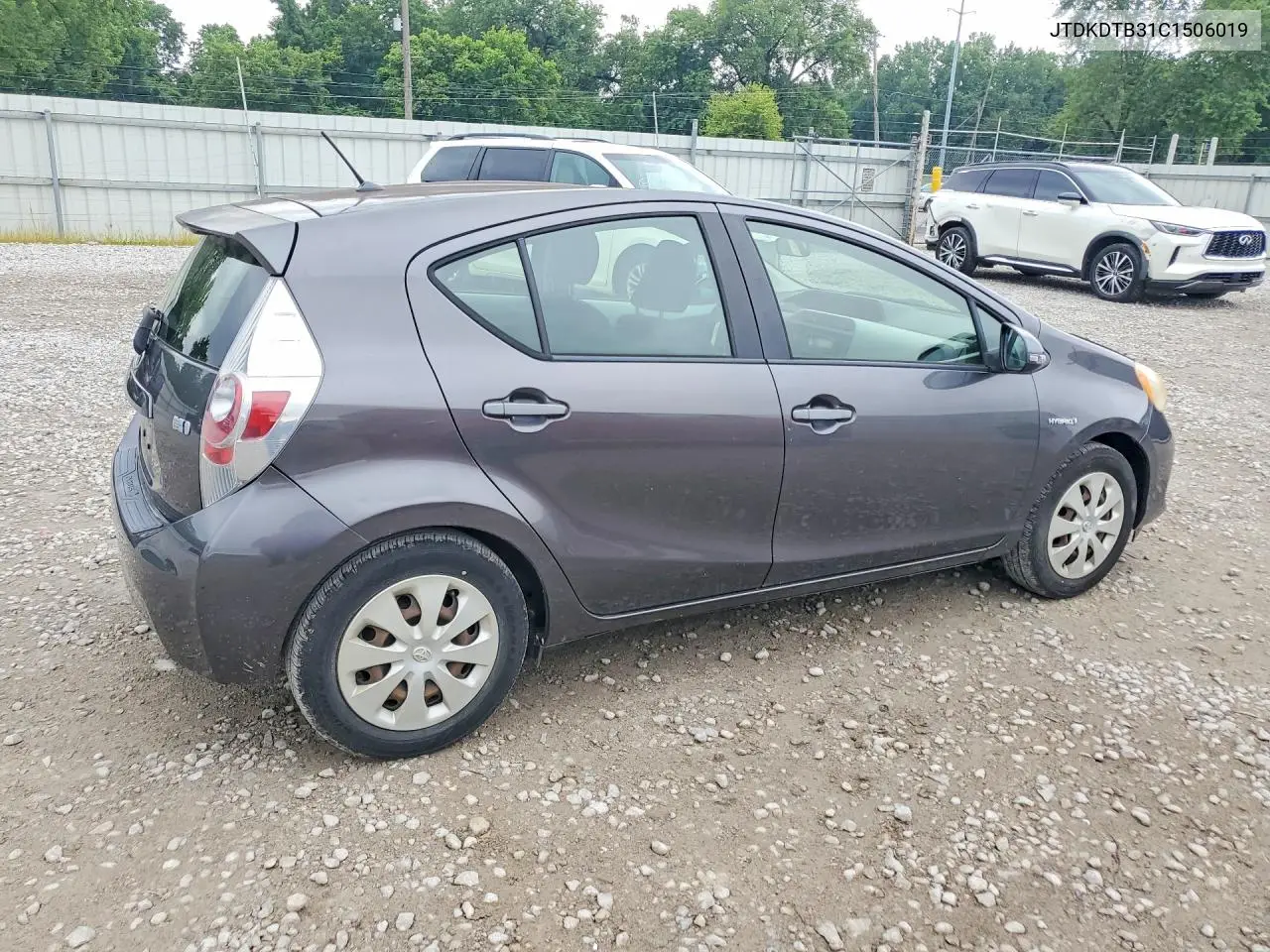 2012 Toyota Prius C Two VIN: JTDKDTB31C1506019 Lot: 60198966