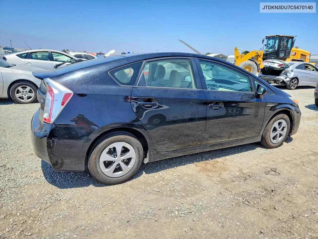 2012 Toyota Prius Two VIN: JTDKN3DU7C5470140 Lot: 60602666