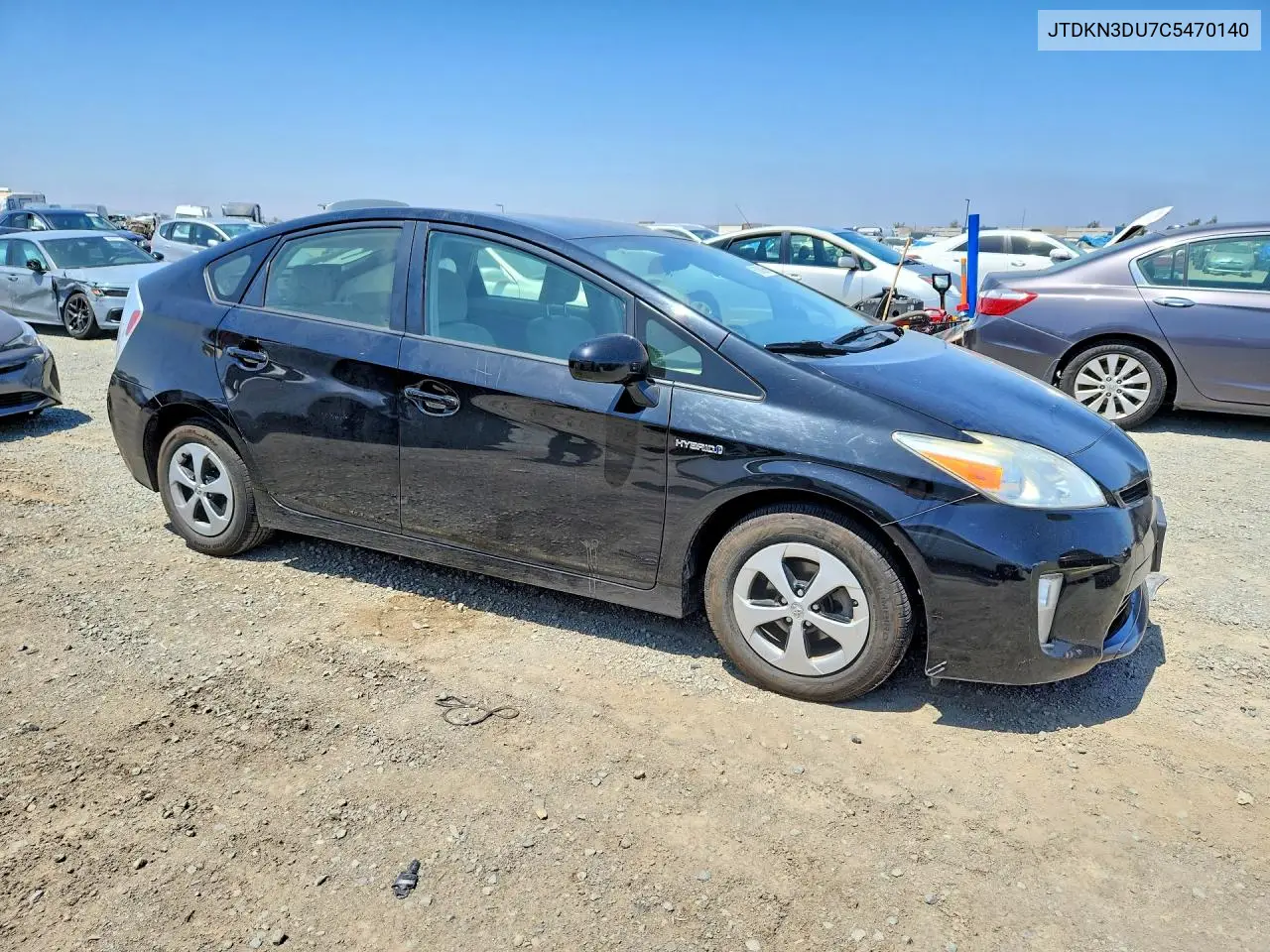 2012 Toyota Prius Two VIN: JTDKN3DU7C5470140 Lot: 60602666