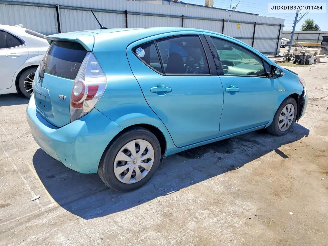 2012 Toyota Prius C Two VIN: JTDKDTB37C1011484 Lot: 60717826