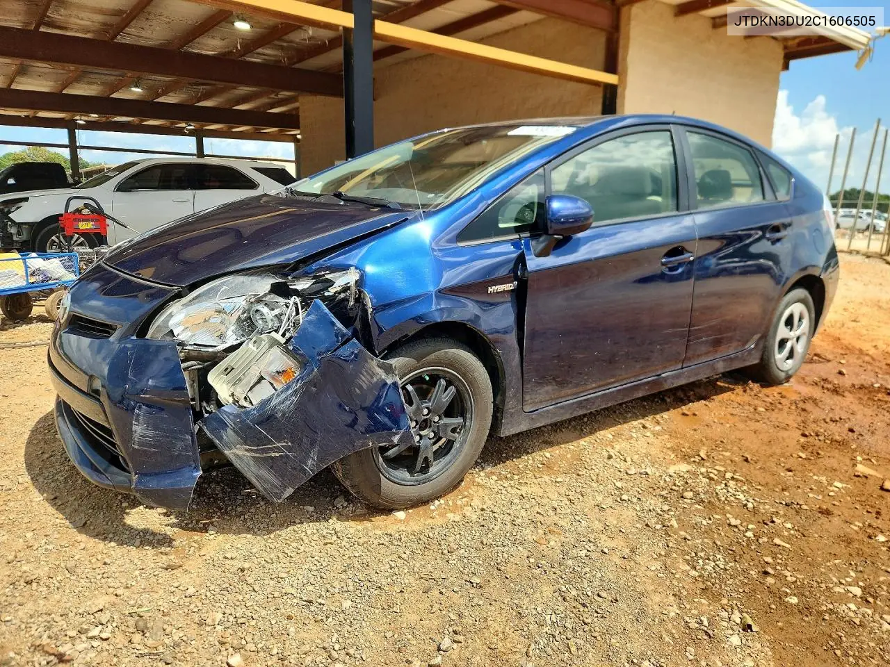 2012 Toyota Prius Four VIN: JTDKN3DU2C1606505 Lot: 61299026