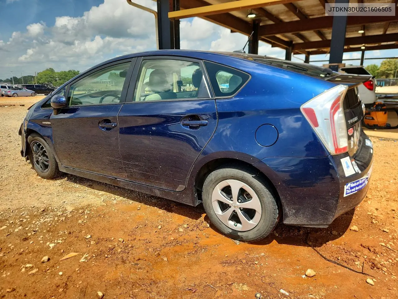 2012 Toyota Prius Four VIN: JTDKN3DU2C1606505 Lot: 61299026