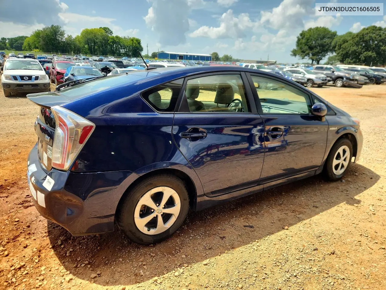 2012 Toyota Prius Four VIN: JTDKN3DU2C1606505 Lot: 61299026