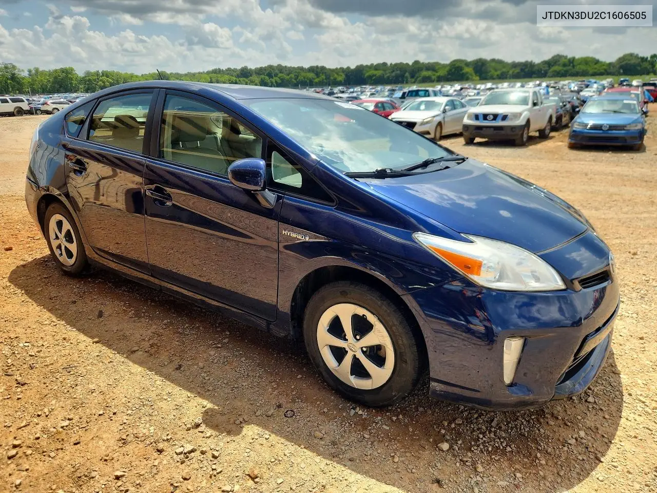 2012 Toyota Prius Four VIN: JTDKN3DU2C1606505 Lot: 61299026