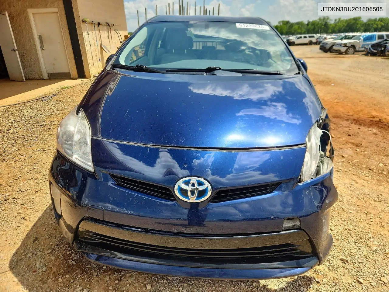 2012 Toyota Prius Four VIN: JTDKN3DU2C1606505 Lot: 61299026