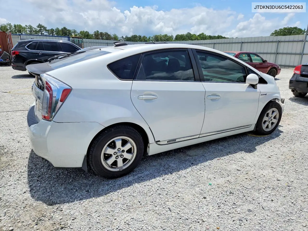 2012 Toyota Prius Two VIN: JTDKN3DU6C5422063 Lot: 61401596