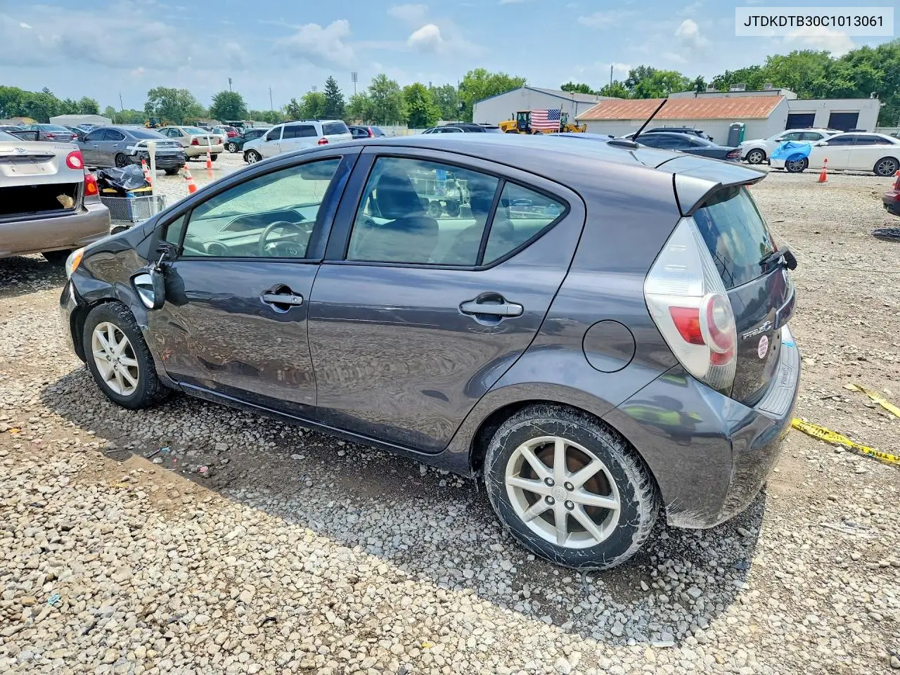 2012 Toyota Prius C Four VIN: JTDKDTB30C1013061 Lot: 61413376