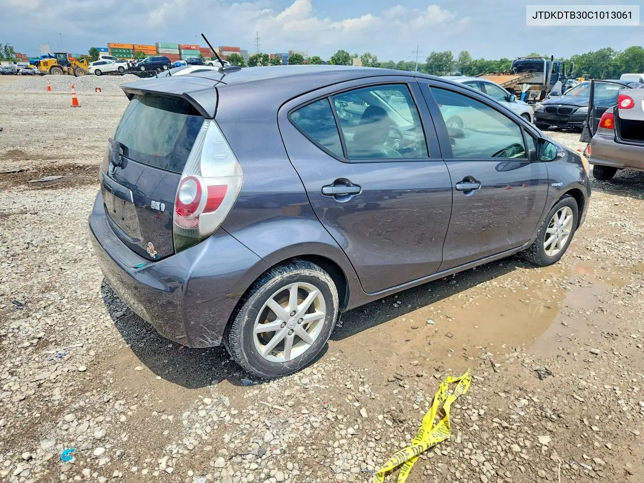 2012 Toyota Prius C Four VIN: JTDKDTB30C1013061 Lot: 61413376