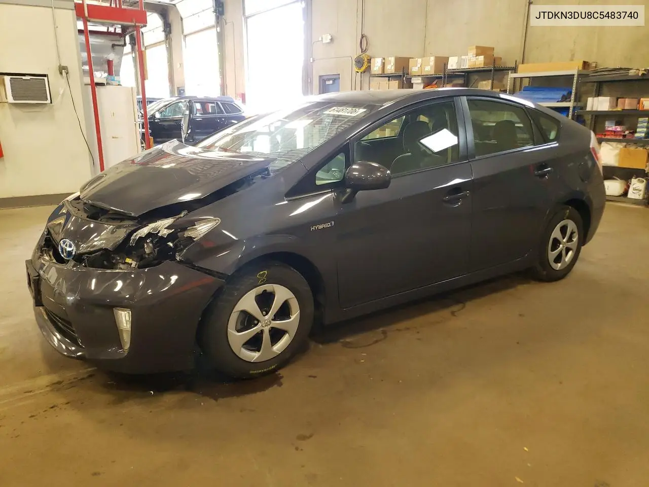 2012 Toyota Prius Three VIN: JTDKN3DU8C5483740 Lot: 61481706