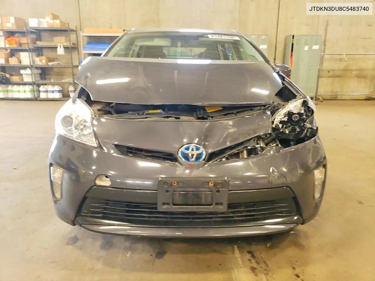 2012 Toyota Prius Three VIN: JTDKN3DU8C5483740 Lot: 61481706