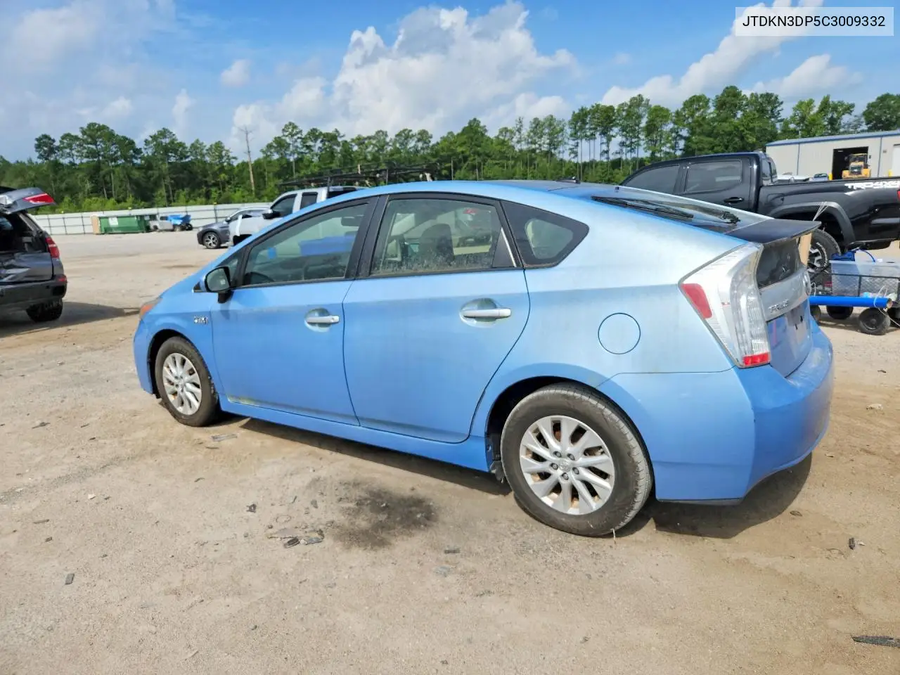 2012 Toyota Prius Plug-In Hybrid Base VIN: JTDKN3DP5C3009332 Lot: 61620146