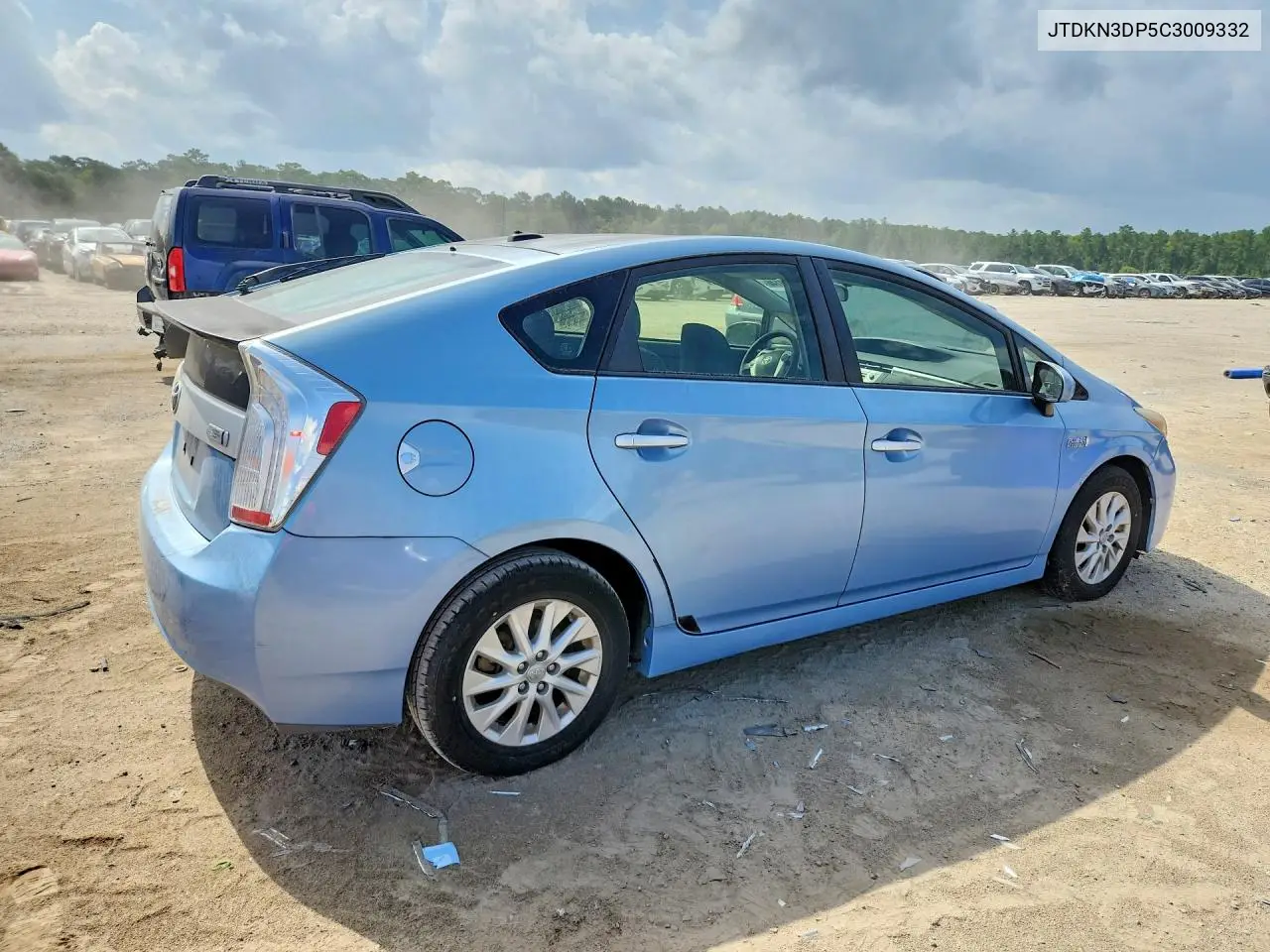 2012 Toyota Prius Plug-In Hybrid Base VIN: JTDKN3DP5C3009332 Lot: 61620146