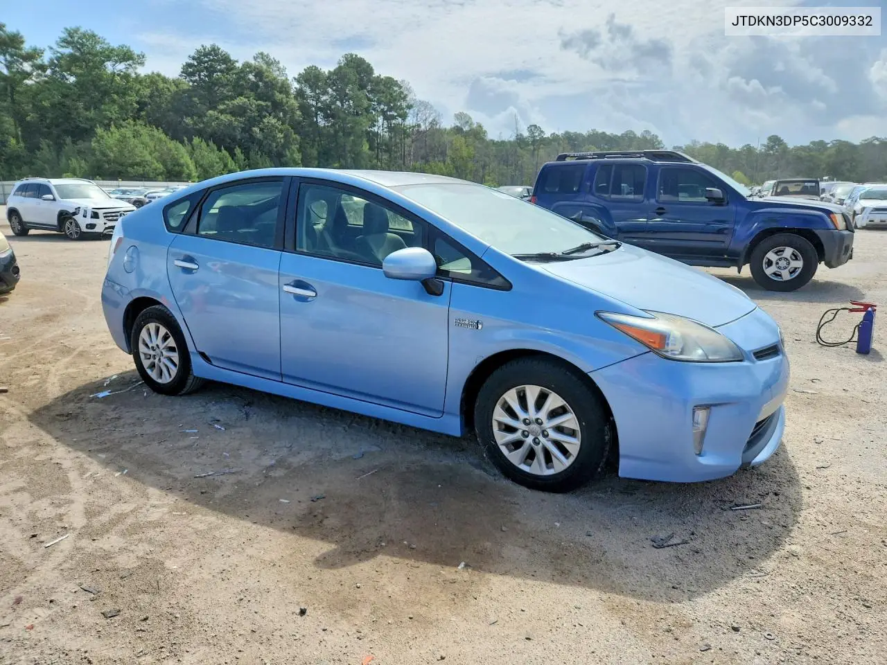 2012 Toyota Prius Plug-In Hybrid Base VIN: JTDKN3DP5C3009332 Lot: 61620146