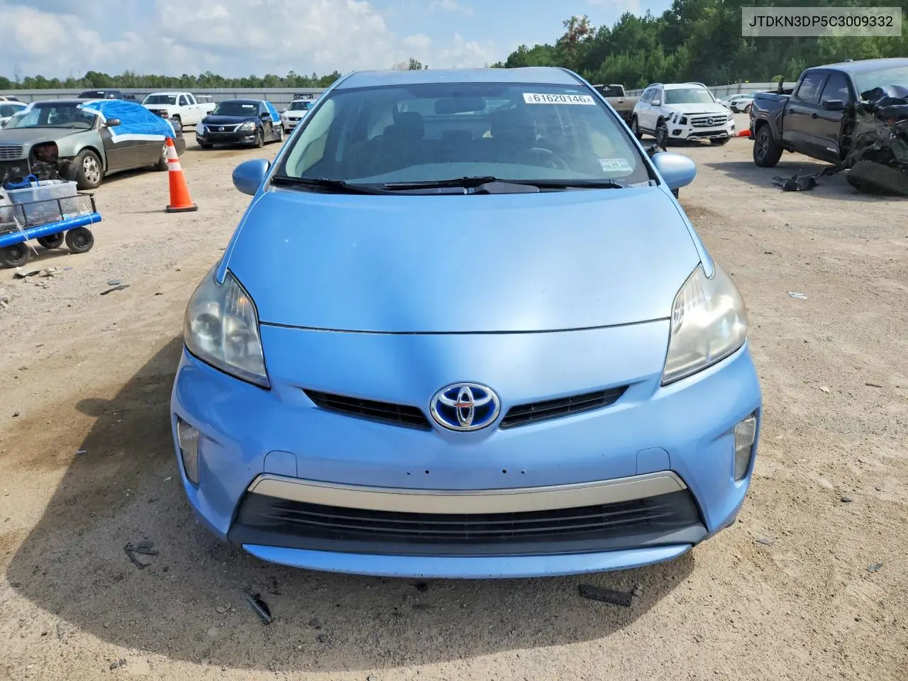 2012 Toyota Prius Plug-In Hybrid Base VIN: JTDKN3DP5C3009332 Lot: 61620146
