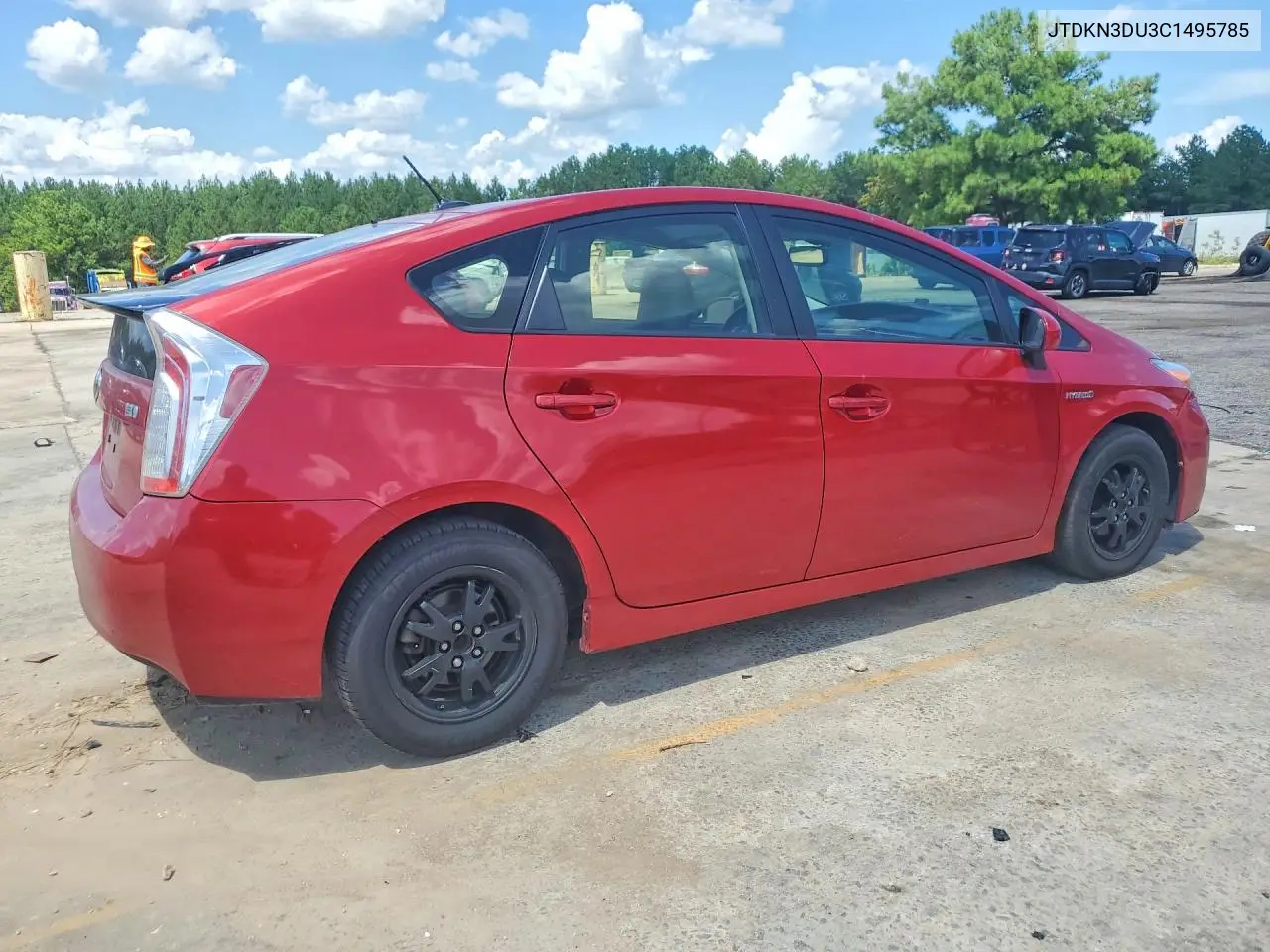 2012 Toyota Prius Four VIN: JTDKN3DU3C1495785 Lot: 61740226