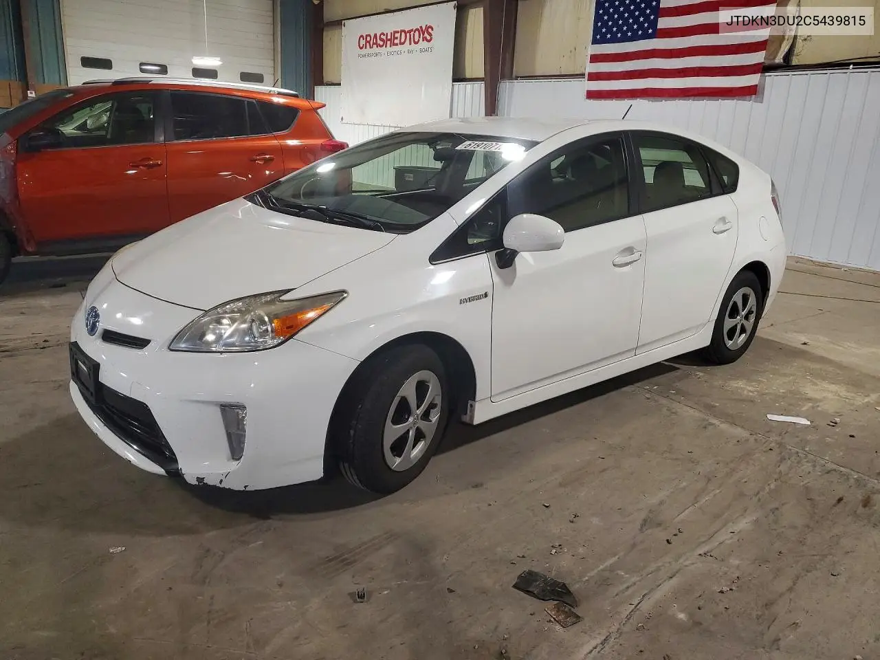 2012 Toyota Prius Two VIN: JTDKN3DU2C5439815 Lot: 61910716