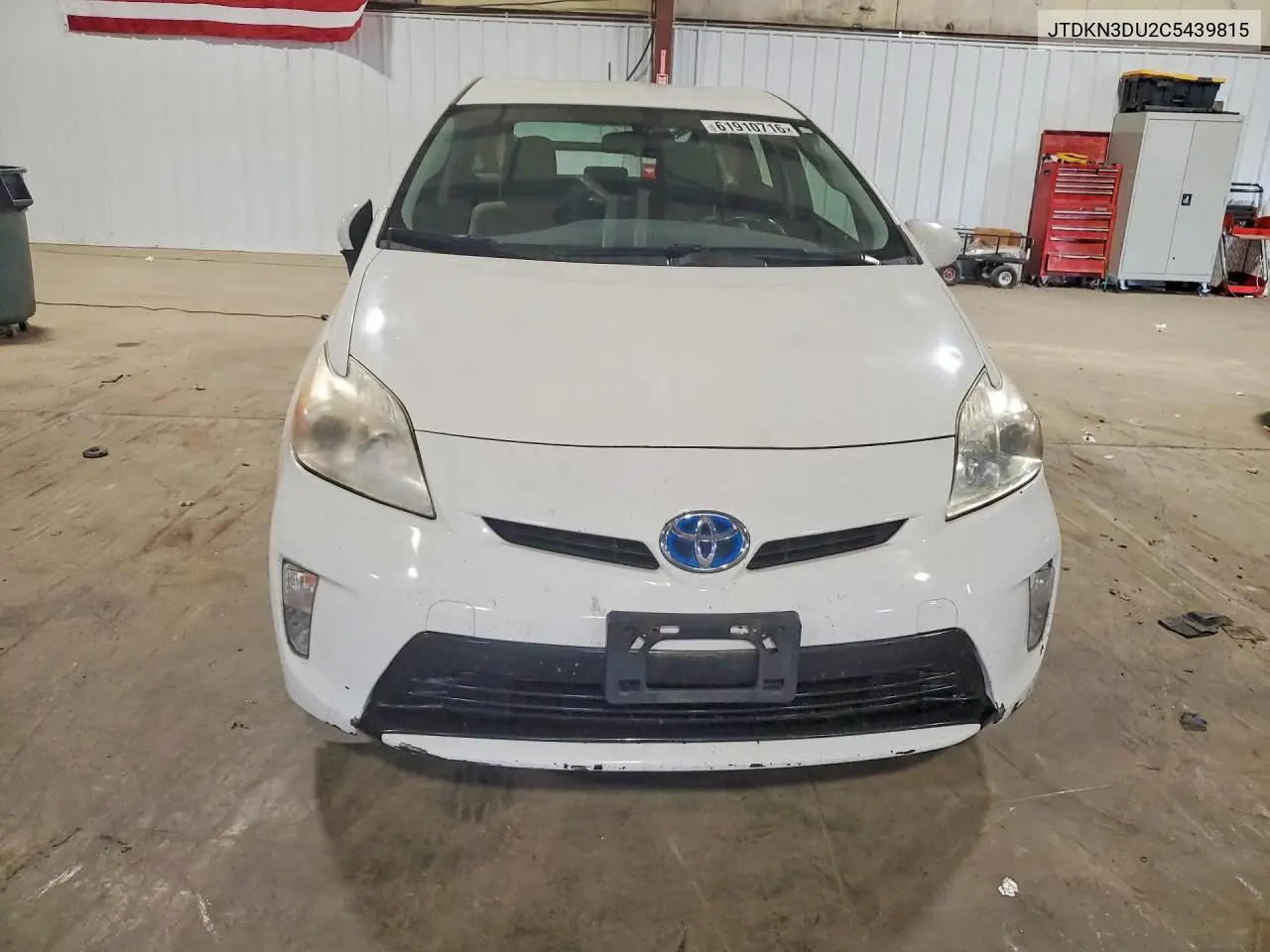 2012 Toyota Prius Two VIN: JTDKN3DU2C5439815 Lot: 61910716