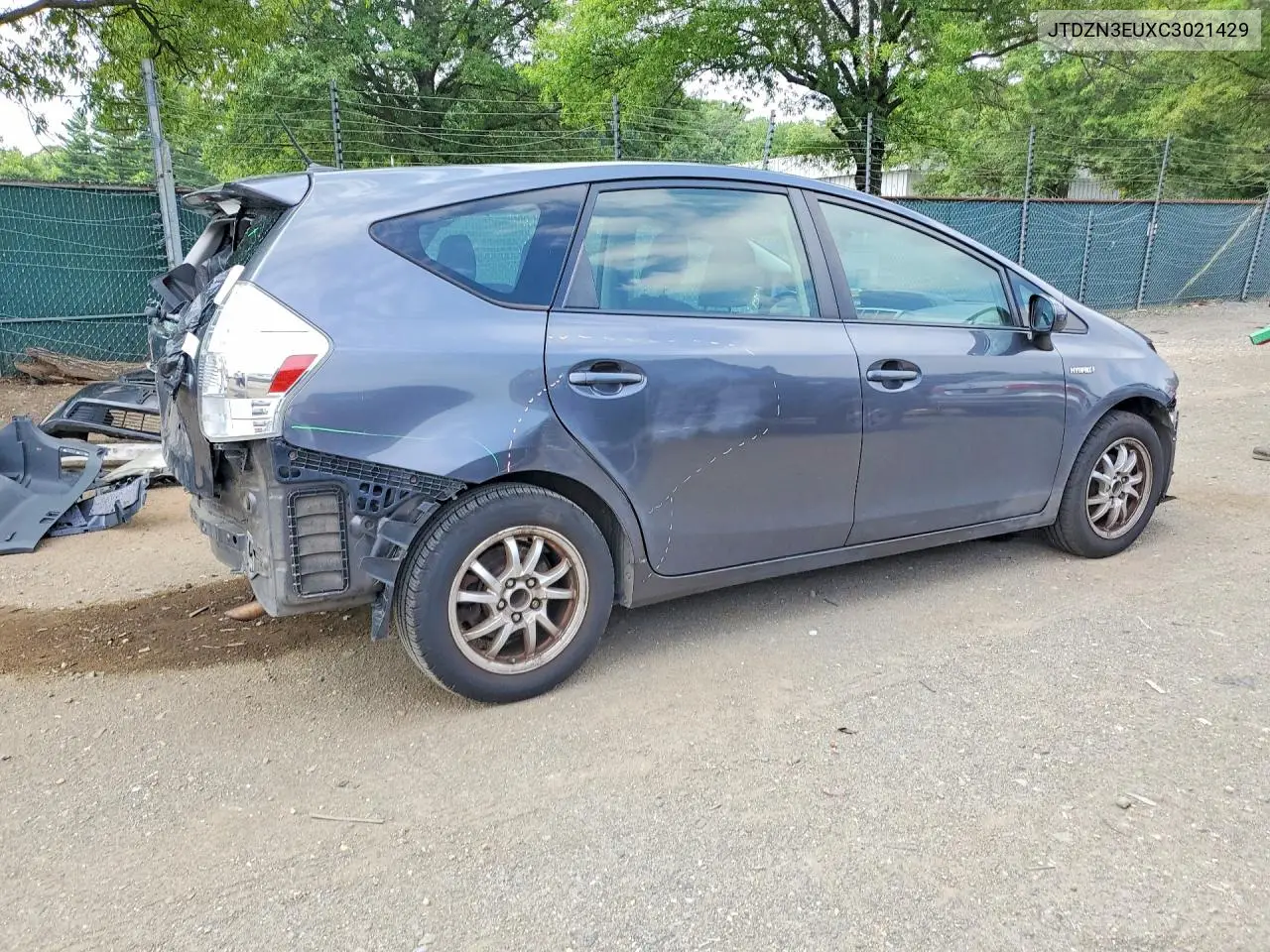 2012 Toyota Prius V Three VIN: JTDZN3EUXC3021429 Lot: 61931386