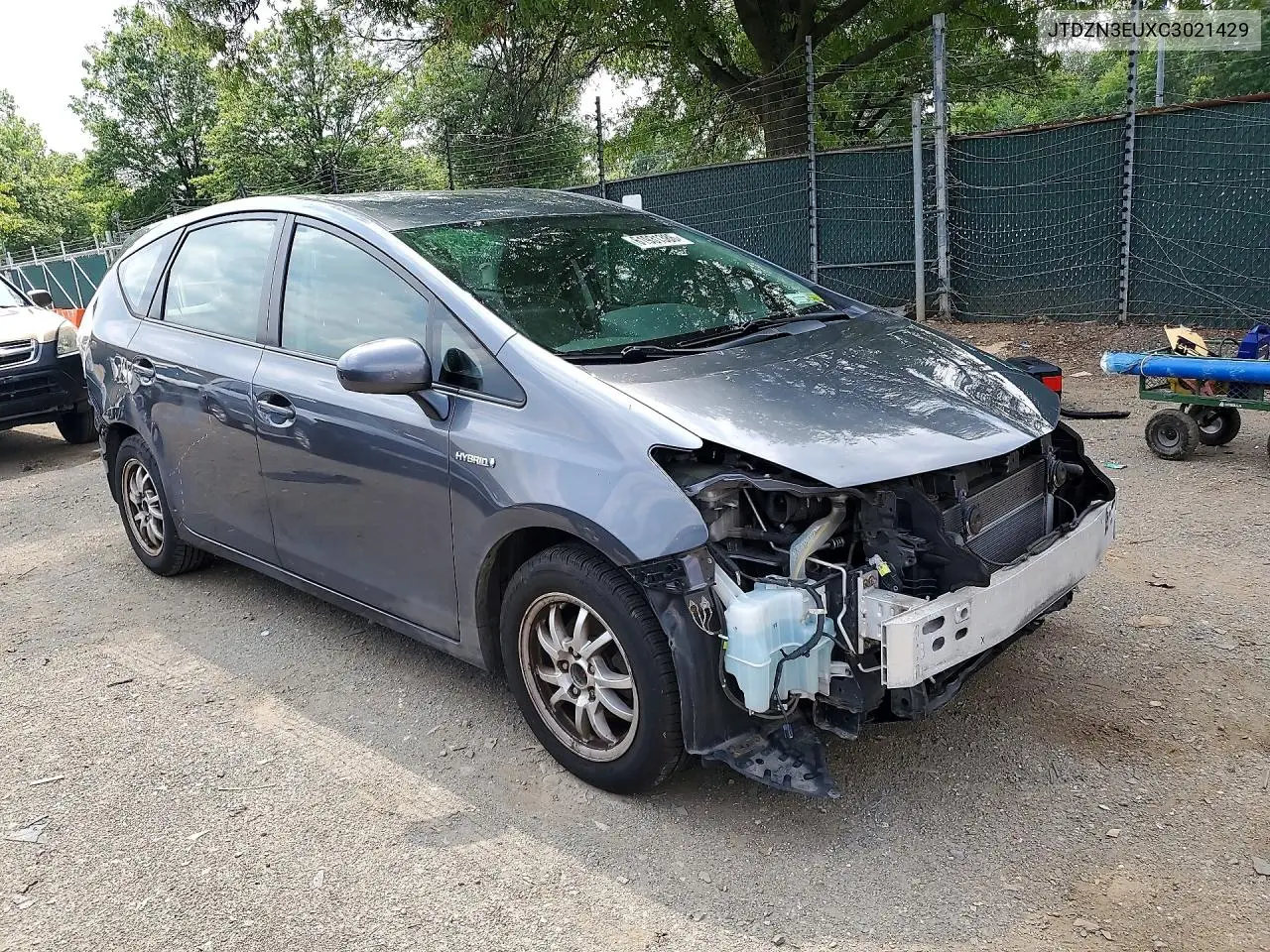 2012 Toyota Prius V Three VIN: JTDZN3EUXC3021429 Lot: 61931386