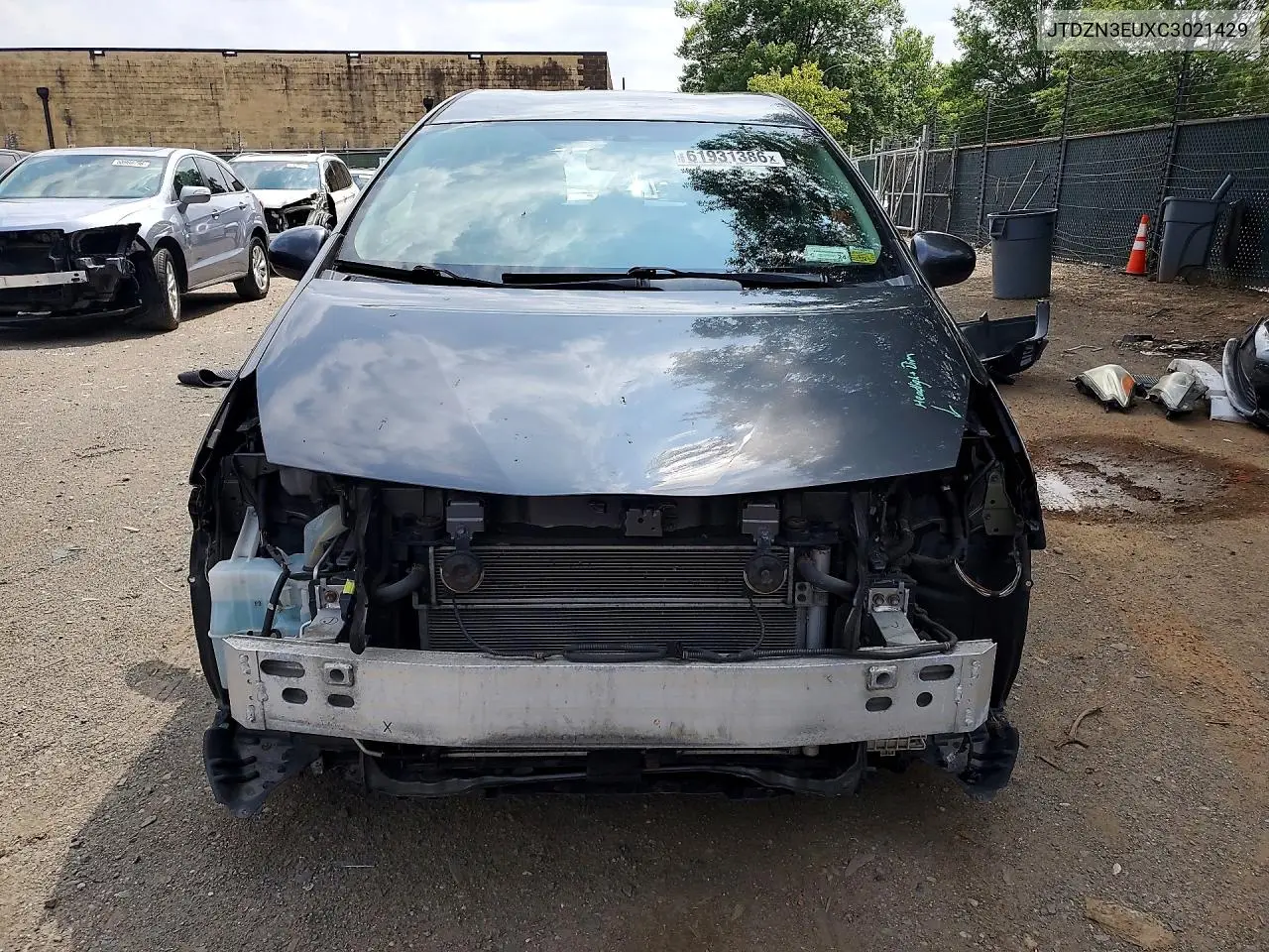 2012 Toyota Prius V Three VIN: JTDZN3EUXC3021429 Lot: 61931386