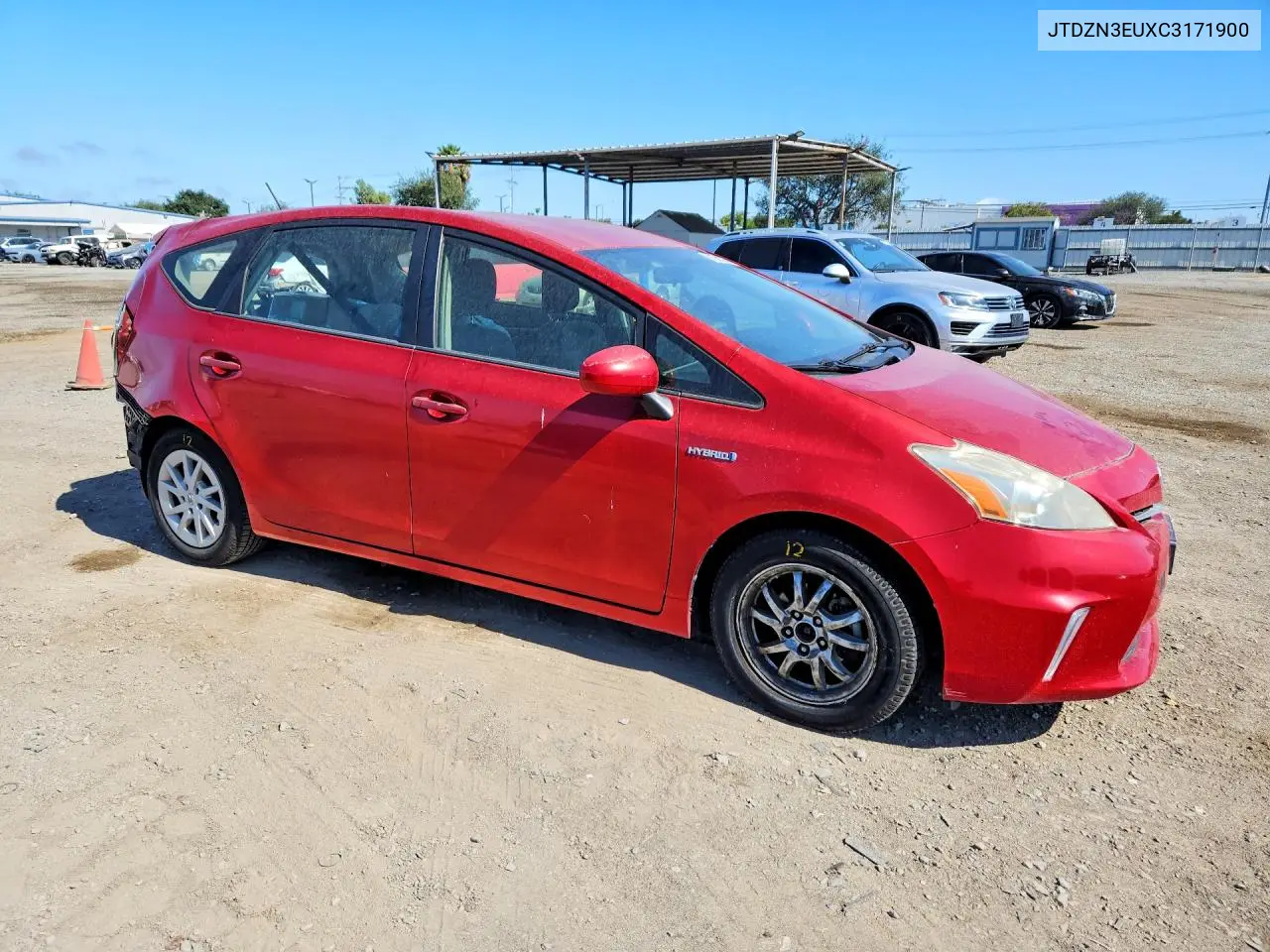 2012 Toyota Prius V Three VIN: JTDZN3EUXC3171900 Lot: 61981376