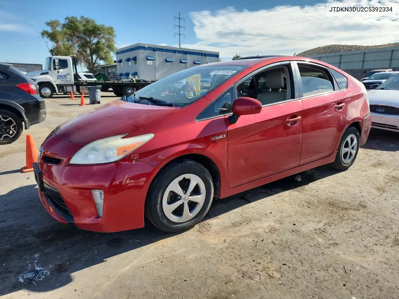 JTDKN3DU2C5392334 2012 Toyota Prius