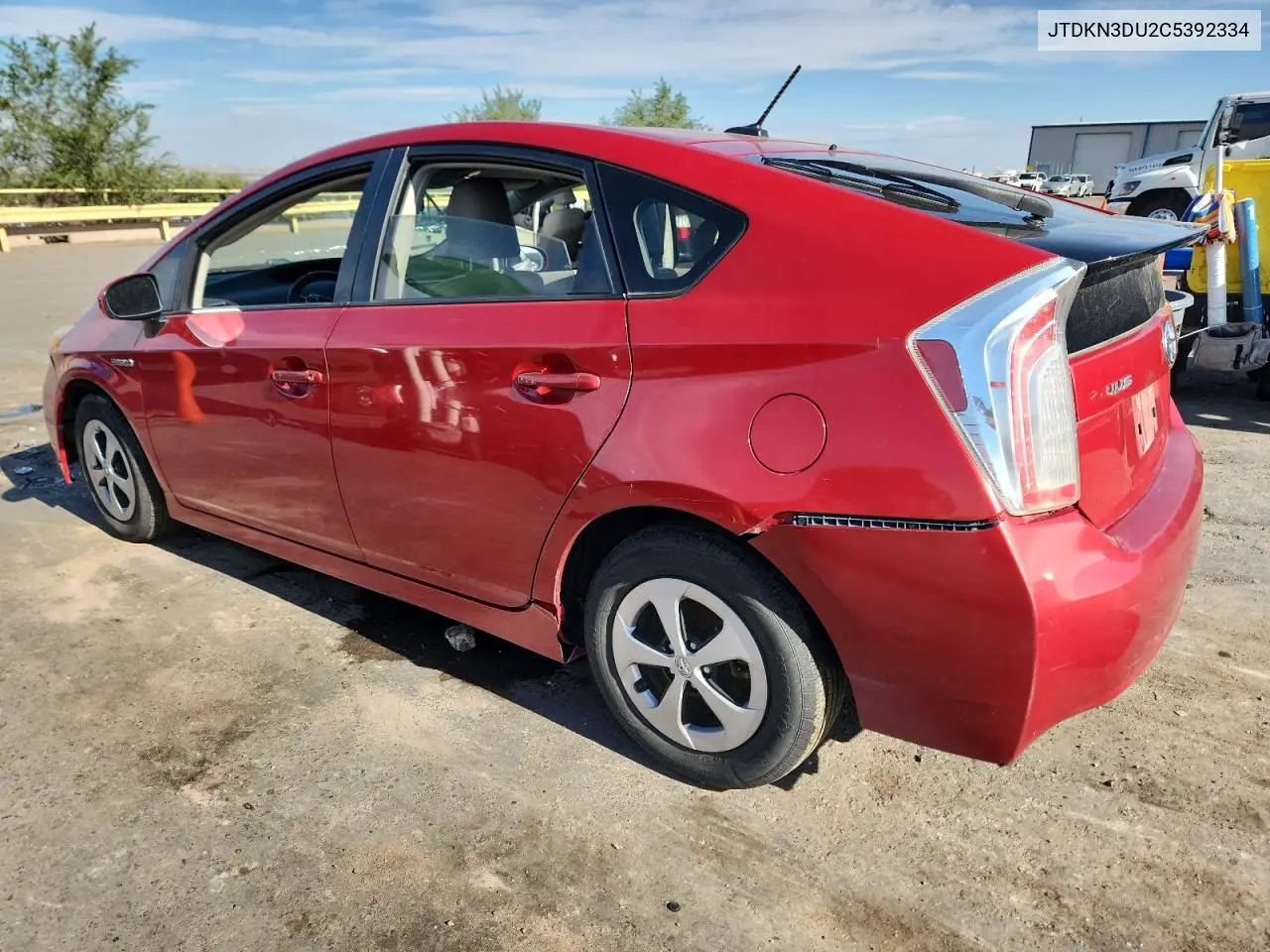 JTDKN3DU2C5392334 2012 Toyota Prius