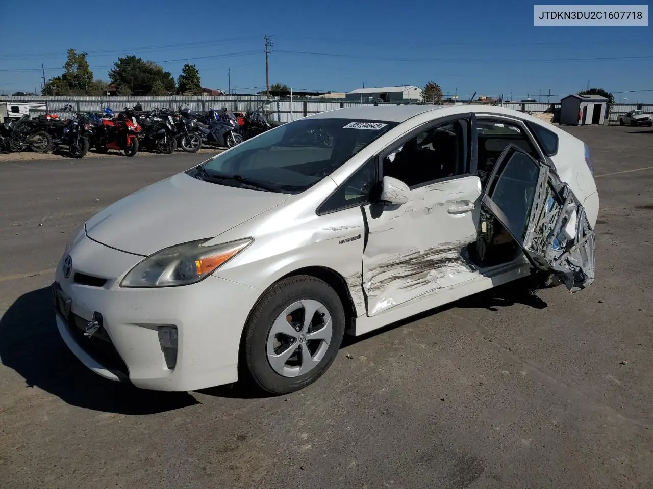 JTDKN3DU2C1607718 2012 Toyota Prius