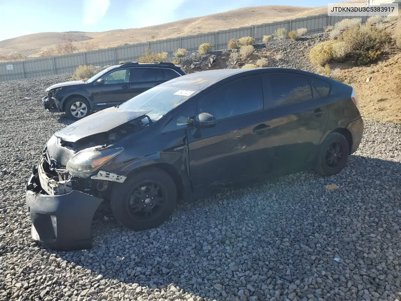 JTDKN3DU3C5383917 2012 Toyota Prius
