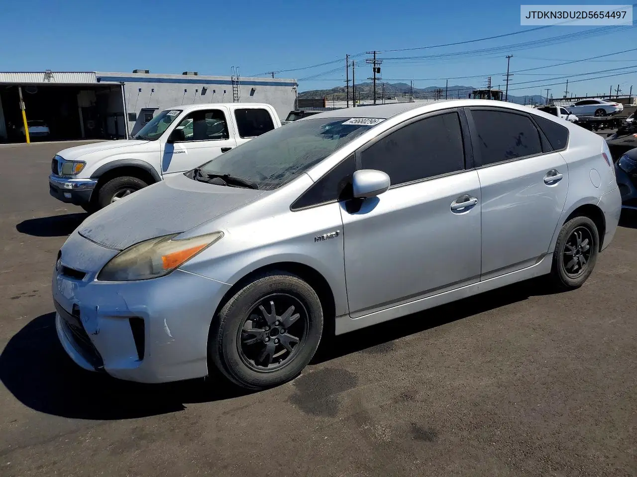 JTDKN3DU2D5654497 2013 Toyota Prius Two