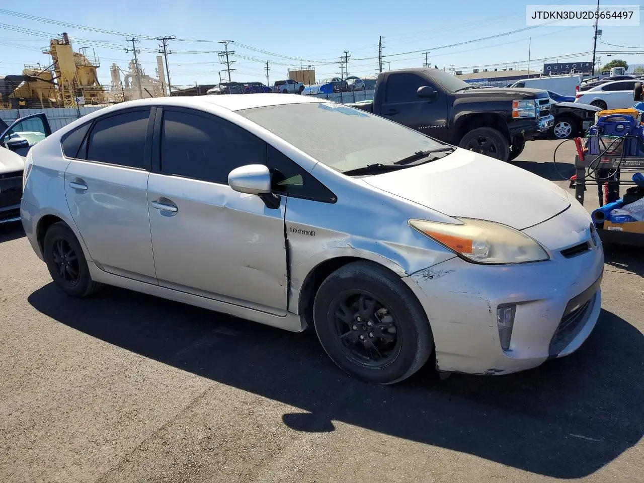 JTDKN3DU2D5654497 2013 Toyota Prius Two