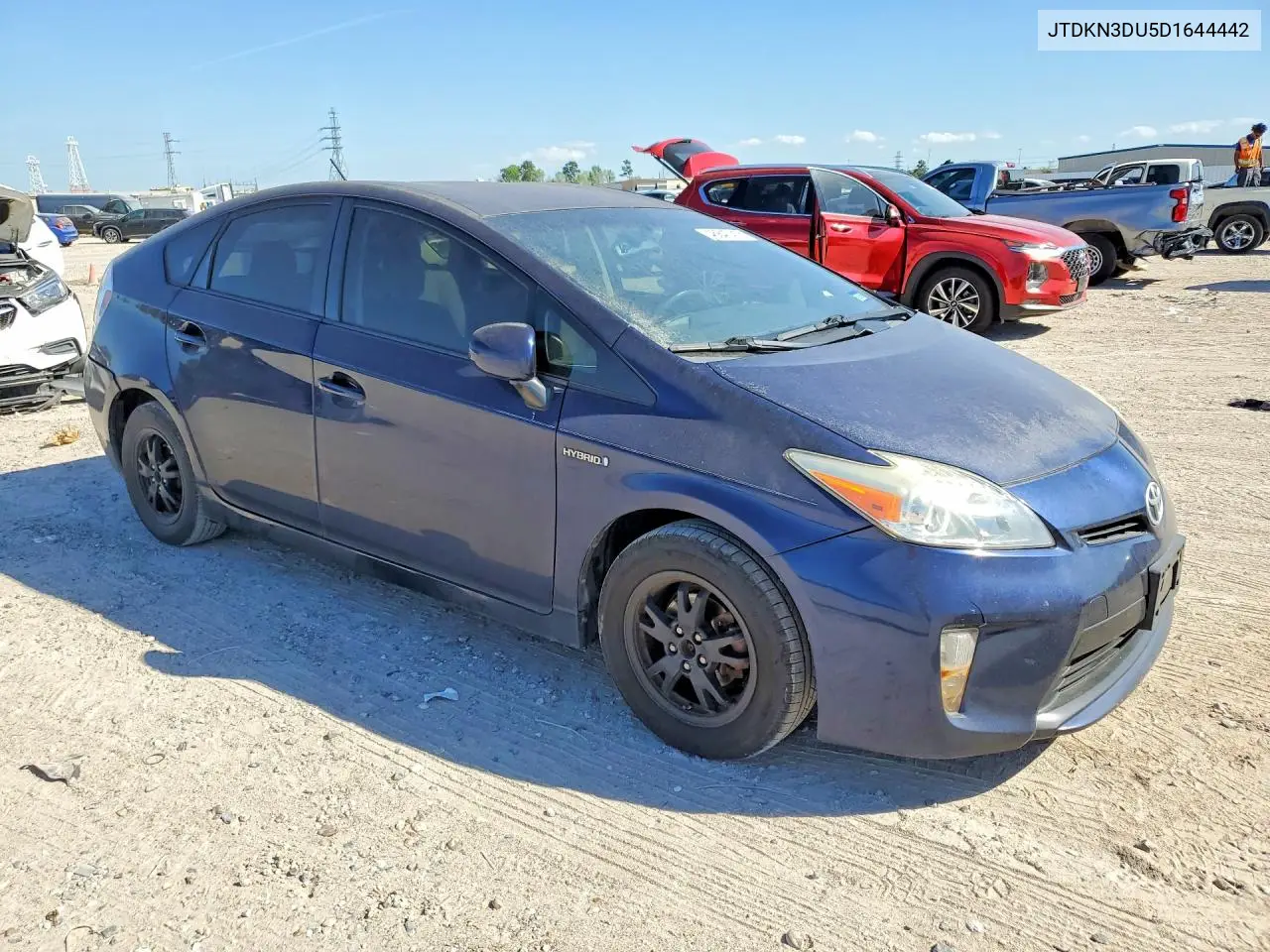 2013 Toyota Prius Two VIN: JTDKN3DU5D1644442 Lot: 46847416