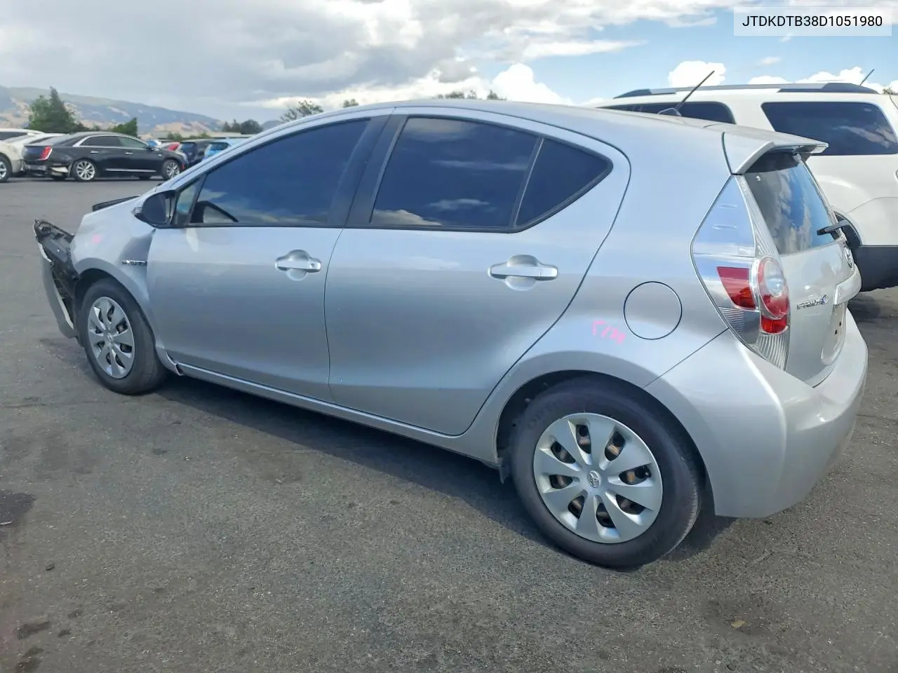 2013 Toyota Prius C One VIN: JTDKDTB38D1051980 Lot: 55079886