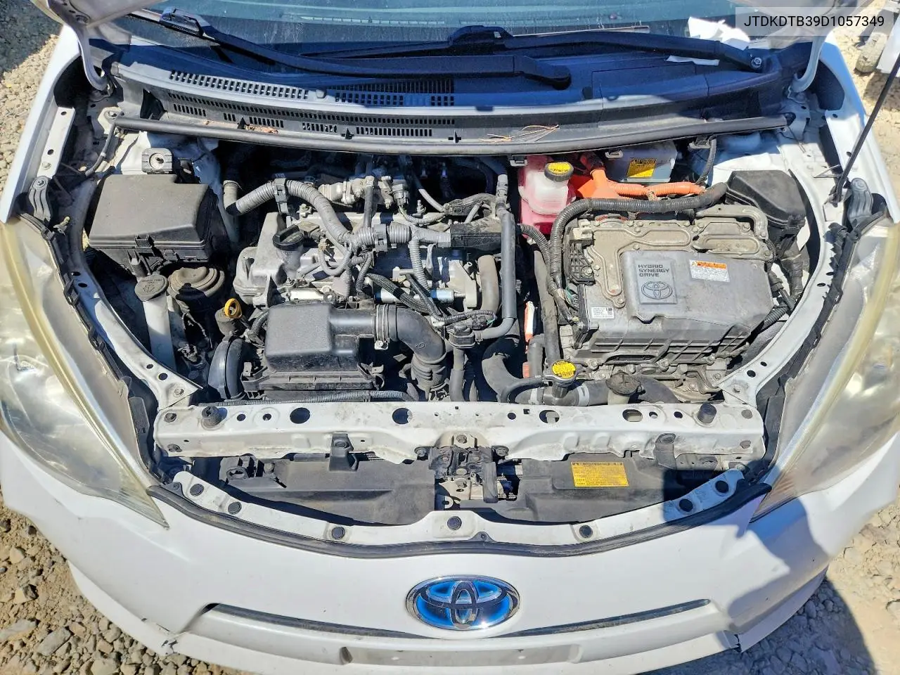 2013 Toyota Prius C One VIN: JTDKDTB39D1057349 Lot: 55372116