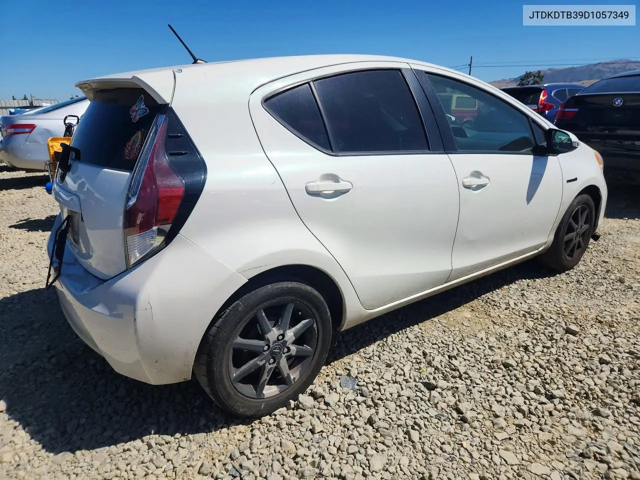 2013 Toyota Prius C One VIN: JTDKDTB39D1057349 Lot: 55372116