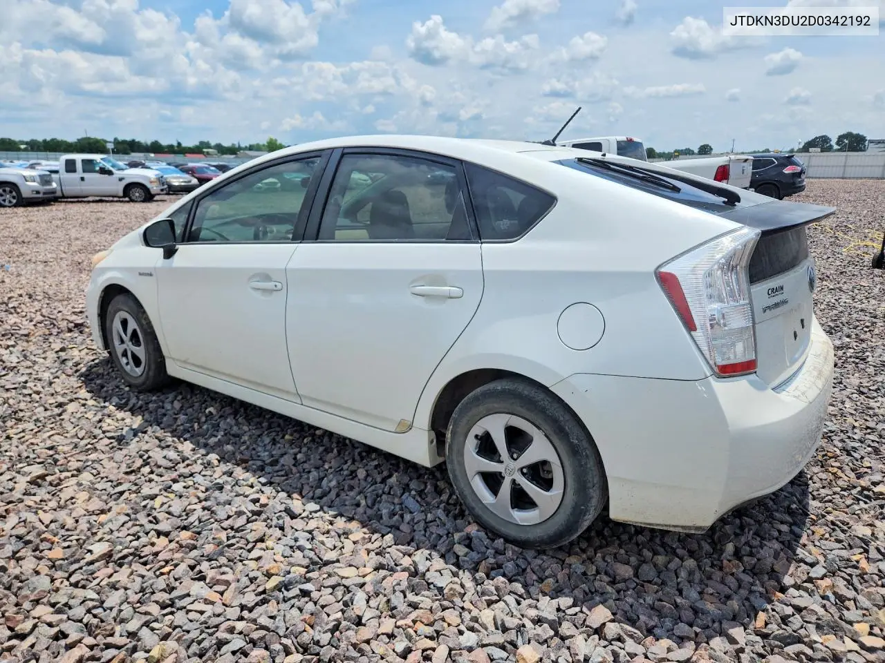 JTDKN3DU2D0342192 2013 Toyota Prius Two