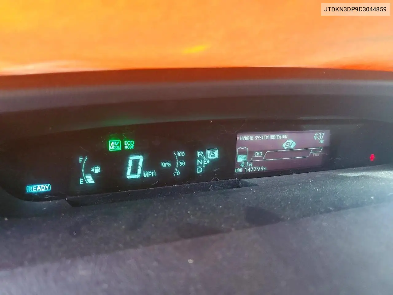 2013 Toyota Prius Plug-In Hybrid Base VIN: JTDKN3DP9D3044859 Lot: 56302696