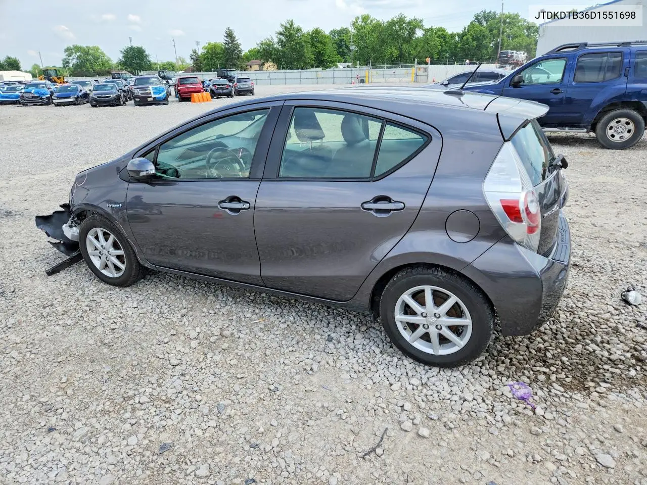 2013 Toyota Prius C Four VIN: JTDKDTB36D1551698 Lot: 56497326