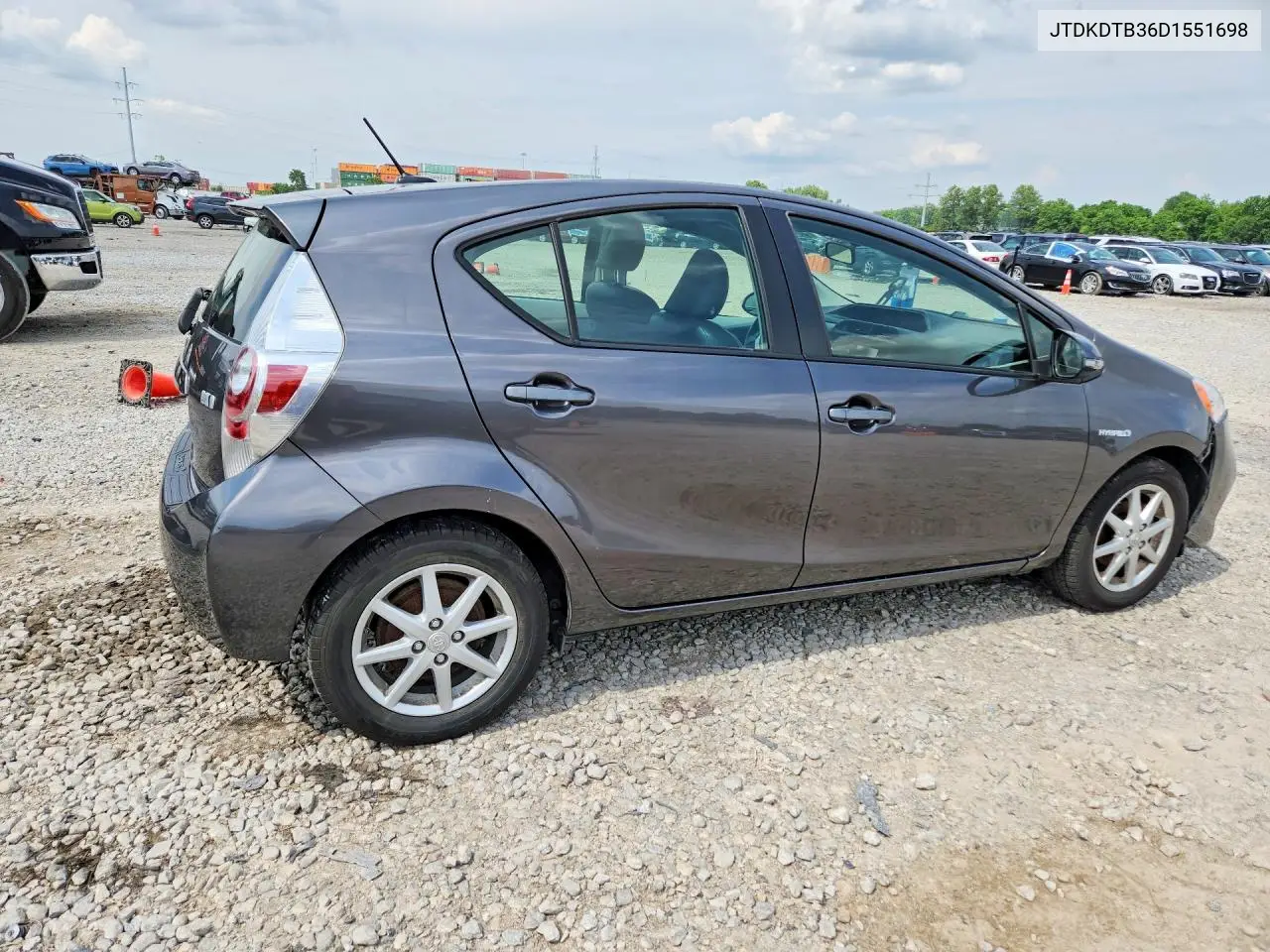 2013 Toyota Prius C Four VIN: JTDKDTB36D1551698 Lot: 56497326