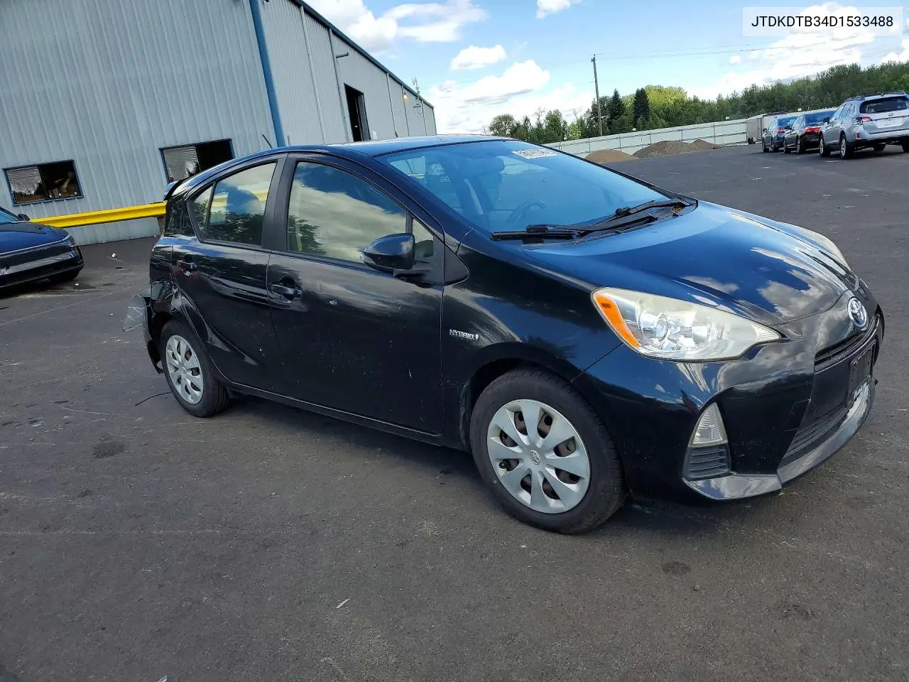 2013 Toyota Prius C Two VIN: JTDKDTB34D1533488 Lot: 56741146