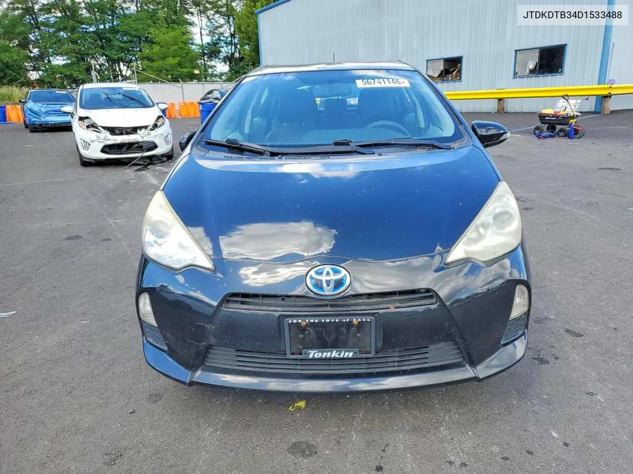 2013 Toyota Prius C Two VIN: JTDKDTB34D1533488 Lot: 56741146