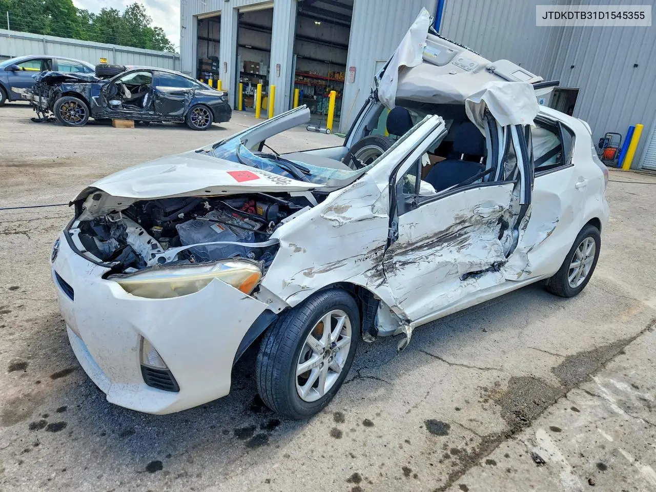 2013 Toyota Prius C Three VIN: JTDKDTB31D1545355 Lot: 56766596